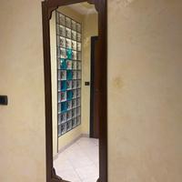 Specchio con cornice in legno 50x140