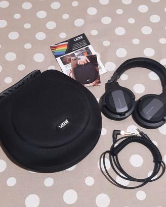 Cuffie pioneer per dj home studio con custodia udg