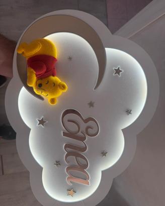 Lampada led per bimbo con nome