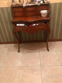 Scrittoio console 900 radica noce