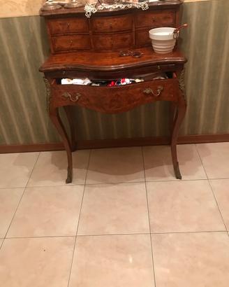 Scrittoio console 900 radica noce