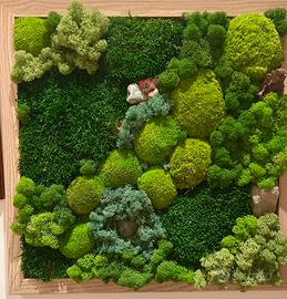 TOCCA la FORESTA- Quadro 55 x 55 cm in