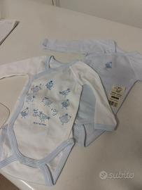 Body neonato Petit Bateau 3 mesi 60 cm