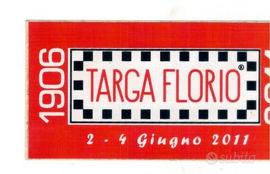 AUTOMOBILISMO ADESIV0 CM. 10x5 rally TARGA FLORIO