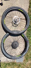 Ruote mtb 27.5 Rockrider Sun Ringle Duroc Toro set