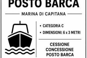 Posto barca 6x3 Marina di Capitana