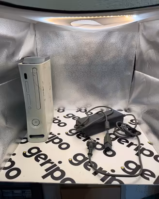 xbox 360 console bianca con alimentatore 