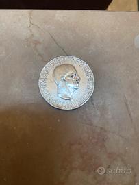 Moneta Vittorio Emanuele lire 10.Anno 1936