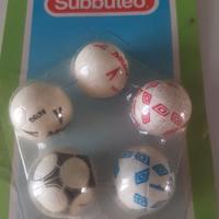 Subbuteo set n.5 palloni vintage anni 80 cod.61233
