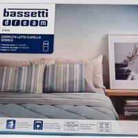 Completo letto singolo Bassetti in flanella