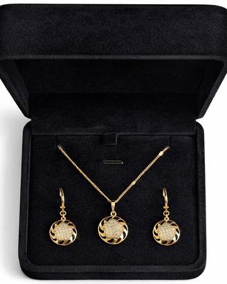 Collana & orecchini set gioielli elegante