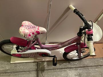 Bicicletta bimba 16” Baby Lilly con cestino – rosa