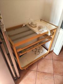 carrello da cucina con ruote 