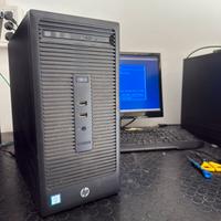 PC fisso HP i3-6100 8GB SSD 256 Win 10 Pro
