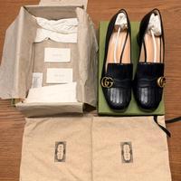 Scarpe Gucci donna - Mocassini Marmont in pelle