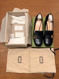 Scarpe Gucci donna - Mocassini Marmont in pelle