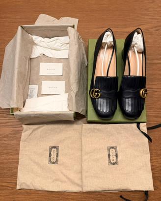 Scarpe Gucci donna - Mocassini Marmont in pelle