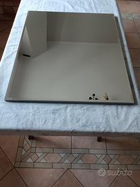 Specchio bagno NUOVO bisellato filo lucido 80 x 70