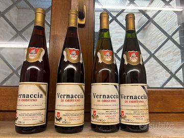 4 bottiglie di Vernaccia di Oristano Anno 1979