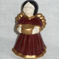 Cherubino Natale terracotta dipinta