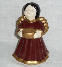Cherubino Natale terracotta dipinta
