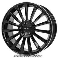 Cerchi lega 18 CARMANI FRITZ black Lip Polish AUDI
