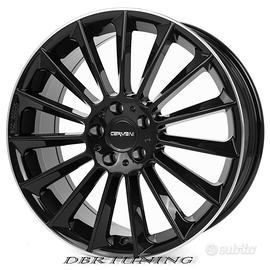 Cerchi lega 18 CARMANI FRITZ black Lip Polish AUDI