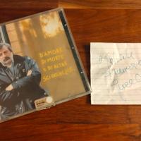 Autografo e CD raro Francesco Guccini D'amore di m