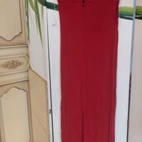 abito lungo rosso Twin-set beachwear 