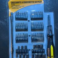 cacciavite a cricchetto 58 pezzi