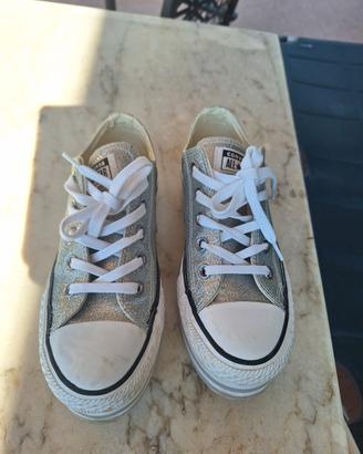 Converse All Star Platform Glitter n. 36