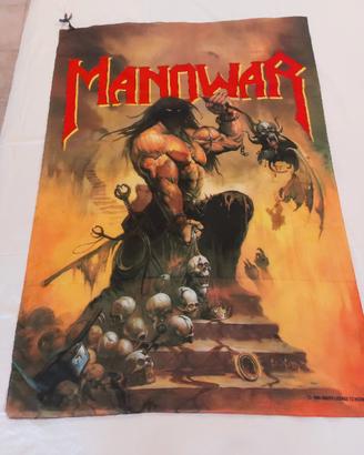 Bandiera da parete 1994 © Manowar vintage