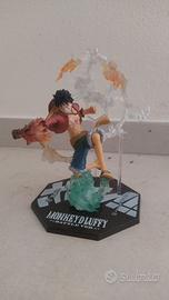 Action Figure One Piece Luffy Pugno Red Hawk Rufy