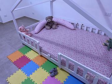 letto bambino/ragazzo montessori casetta.