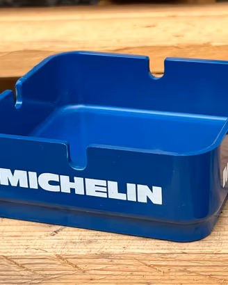Posacenere Vintage Michelin Anni 80 Plastica