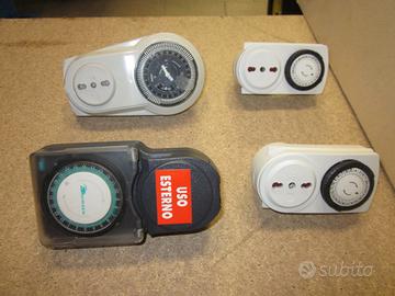 4 prese temporizzate programmabili esterno interno