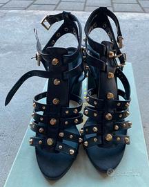 Scarpe con tacco sandalo Kammi in pelle n. 37