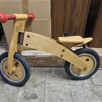 bici in legno senza pedali 