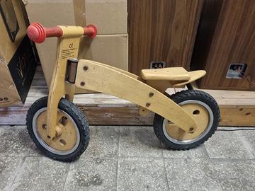 bici in legno senza pedali 
