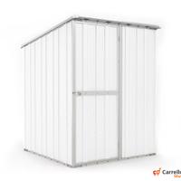 Casetta giardino in Acciaio 1.55x175cm bianco