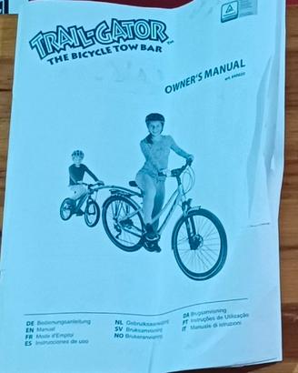 tubo per traino bici