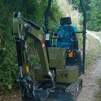 Miniescavatore 12 QL con molti accessori