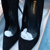 scarpe décolleté nere scamosciate 39 nuove 