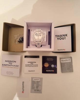 Omega x Swatch Mission to Earthphase Moonshine gol