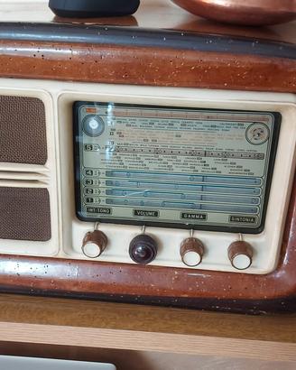 radio d'epoca a valvole