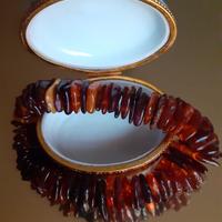 Bracciale vintage in vera ambra