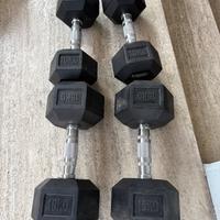 Set di Manubri per Palestra 10kg 15kg