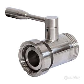 Valvola a sfera in acciaio inox AISI 304 DIN 25