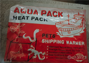 Scaldino trasporto pesci acquario ciclidi