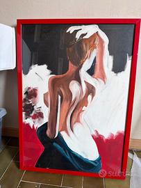 Dipinto moderno nudo femminile- 73 x 52